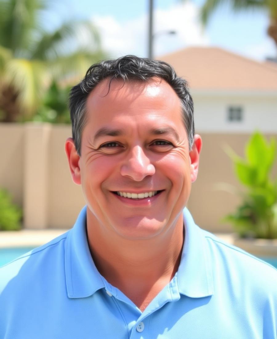 Mike Delgado, founder of Desert Blue Pool Care